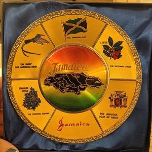 New Jamaica Souvenier/Gift Metal Copper Plate
